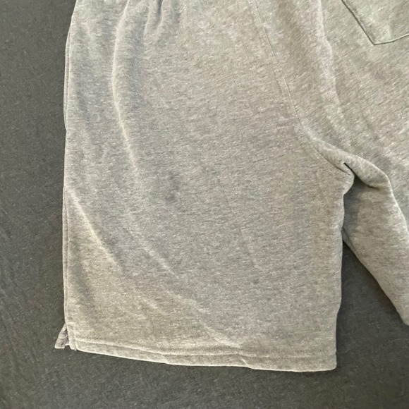 Salty Crew Mens Heather Gray Fleece Sweat Shorts Find Refuge In The Sea Medium - Picture 10 of 10